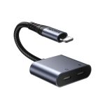 Joyroom Audio-Transfer Series 2-in-1 Audio Adapter (Lightning to Dual Lightning)-Black SY-L02
