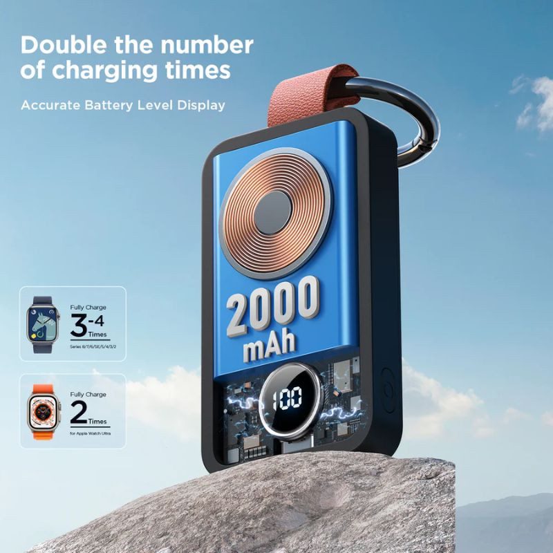 Joyroom JR-WQW01 Portable Watch Wireless Charger (2000mAh)
