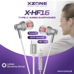 Xzone Wired Earphone Type-C X-HF16