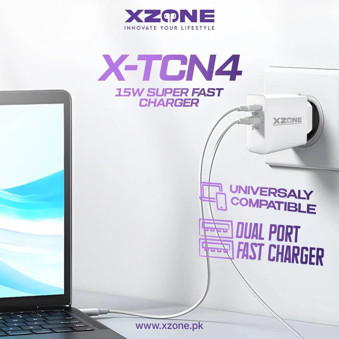 Xzone 15W Dual USB Wall Charger X-TCN4