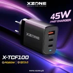 Xzone 45W 2PD + QC Wall Charger X-TCF100