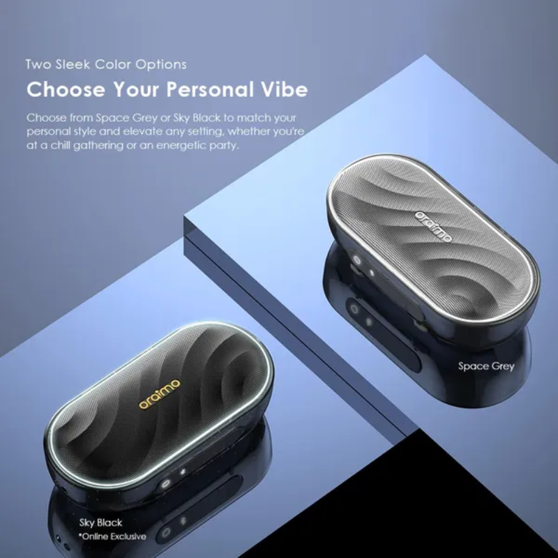 Oraimo SpaceBox 8W FM Wireless Speaker Space Grey (OBS-382) - Image 3