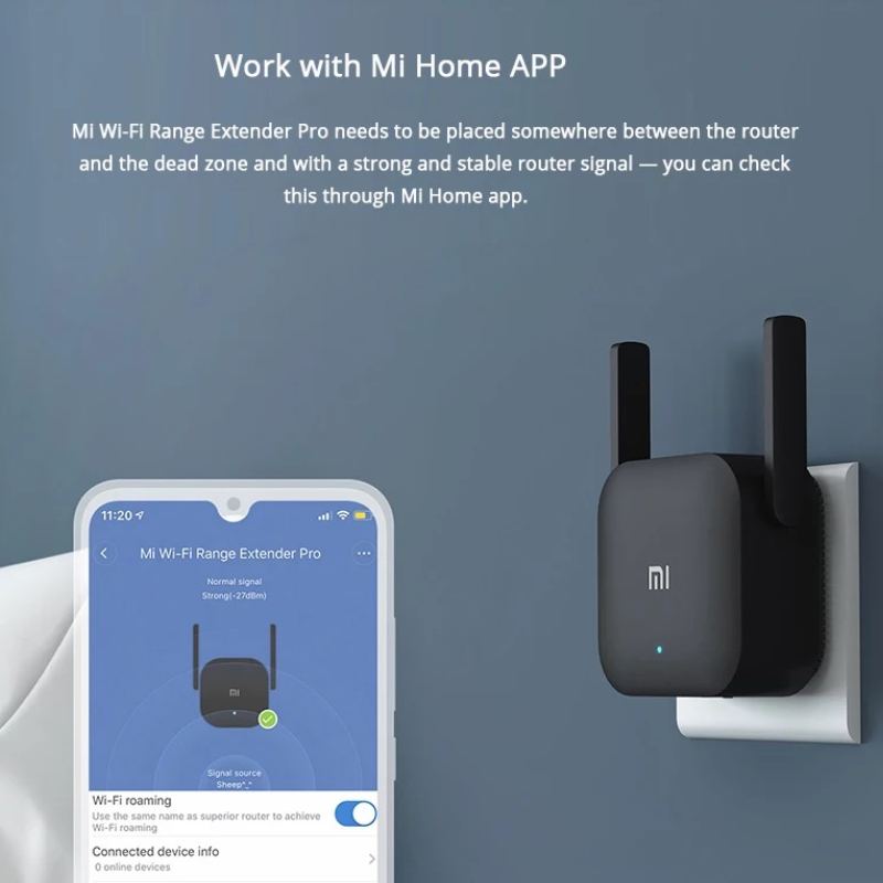 Xiaomi Mi WiFi Range Extender AC1200 Black - Image 2
