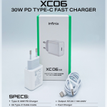 Infinix 30W Wall Charger with Type-C to Type-C 3A Cable XC06