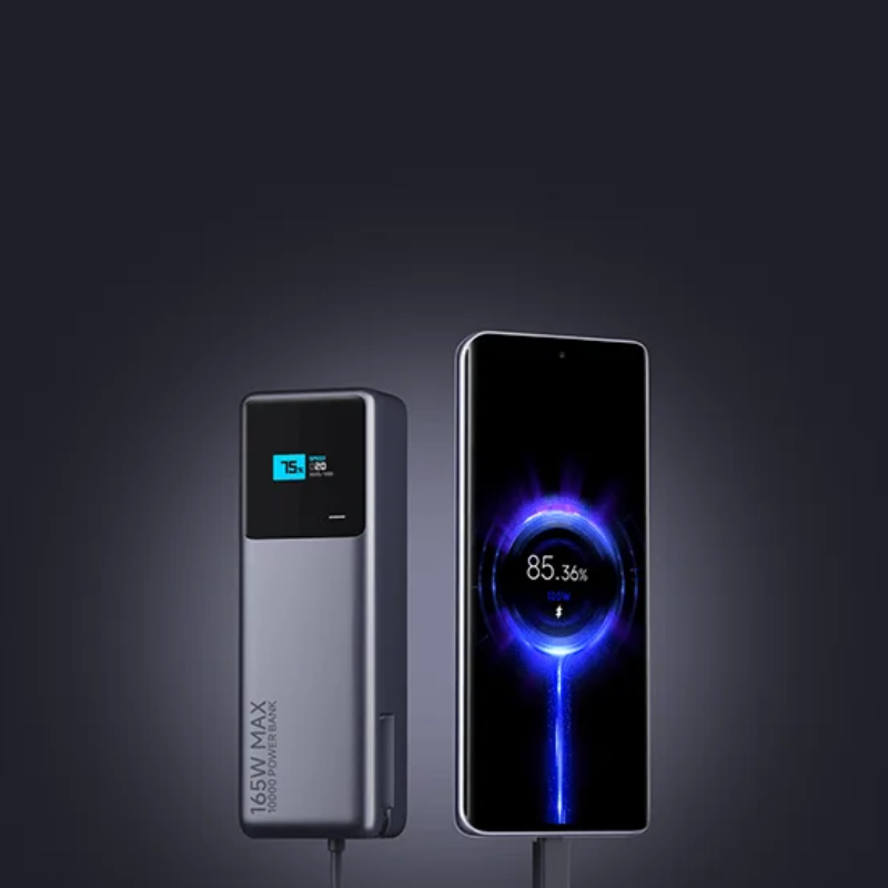 Xiaomi 165W Power Bank 10000 Gray (Integrated Cable) - Image 3