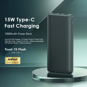 Oraimo Toast 15W Flash 10000mAh Fast Charging Power Bank (OPB-1100D)