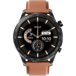 Yolo Ultron Genuine Leather Strap Smart Watch